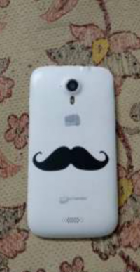 White Micromax Canvas HD A116