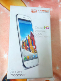 White Micromax Canvas HD A116