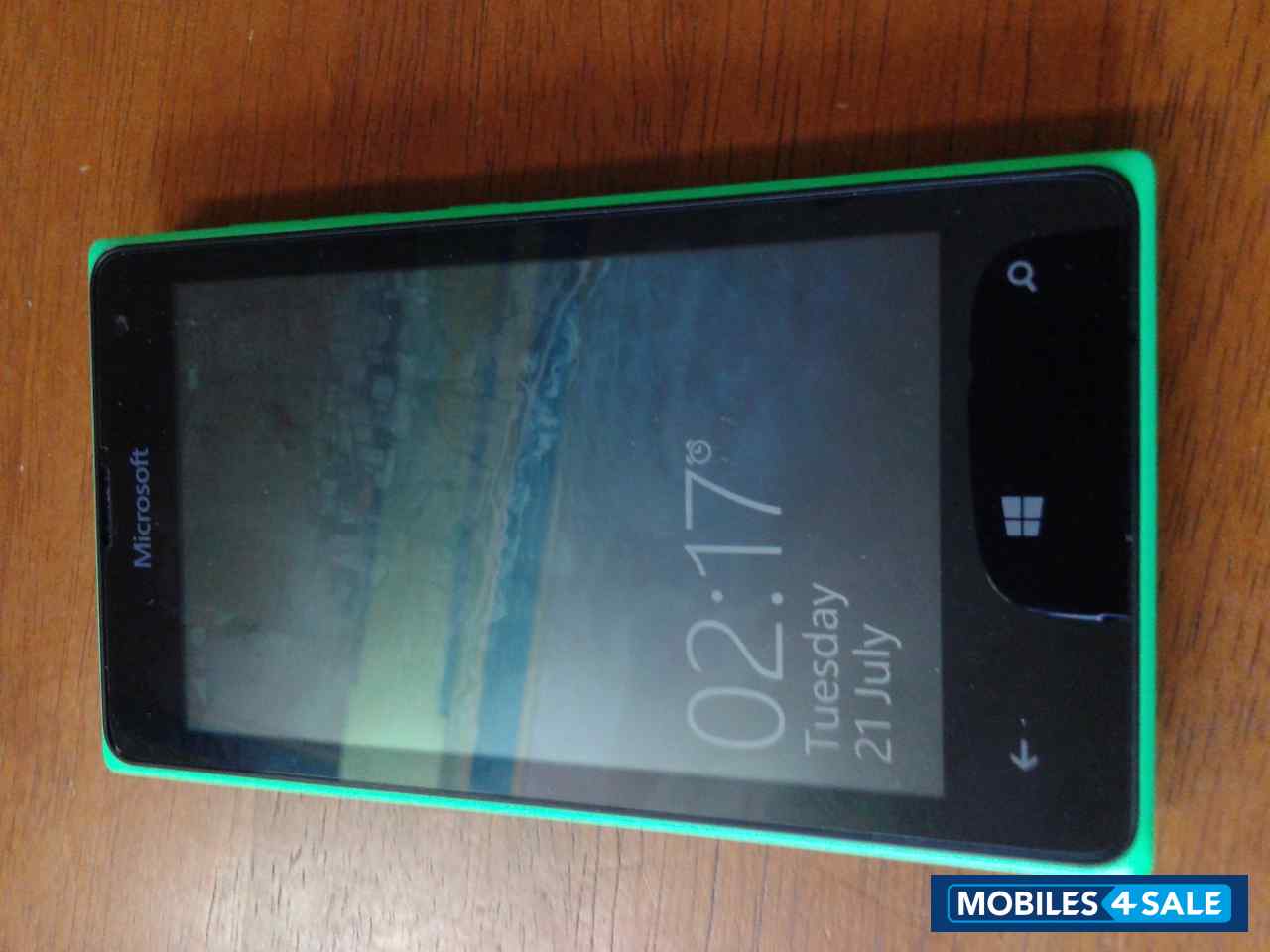 Matte Green Microsoft Lumia 435