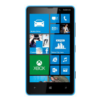 Cyan Nokia Lumia 820
