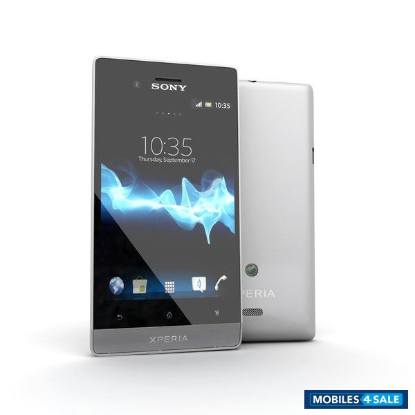 White Sony Xperia miro
