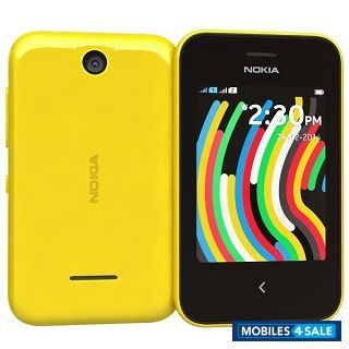 Yellow Nokia Asha 230
