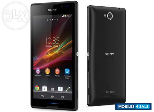 Black Sony Xperia C