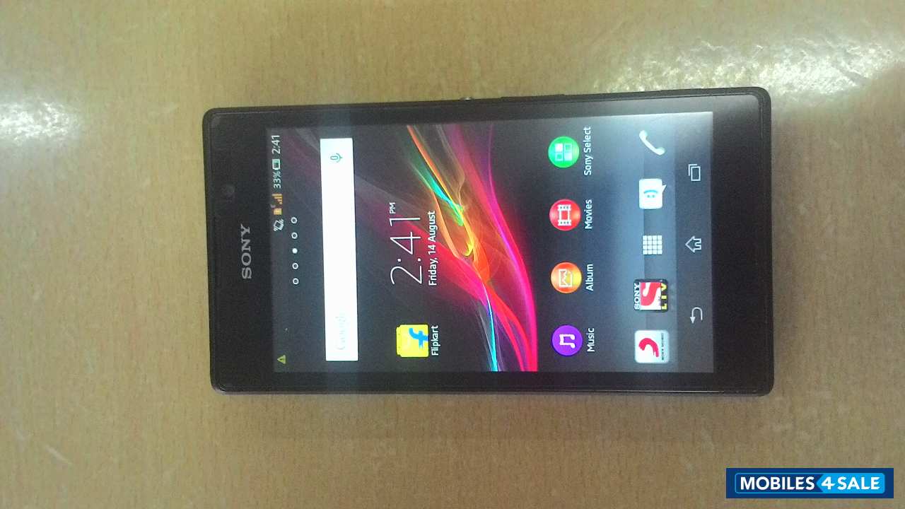 Black Sony Xperia C