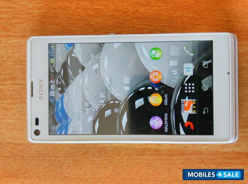 White Sony Xperia L