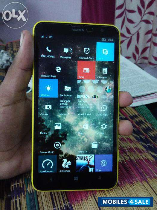 Yellow Nokia Lumia 1320