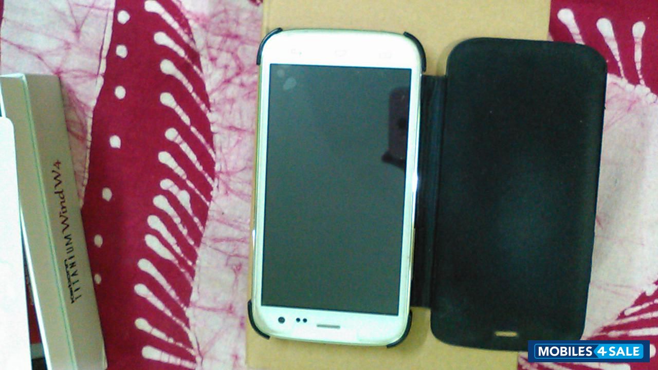 Steel And White Micromax Canvas Magnus A117