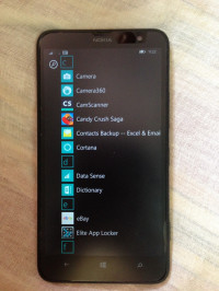 Black Nokia Lumia 1320