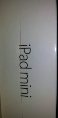 Silver N White Apple iPad mini 2