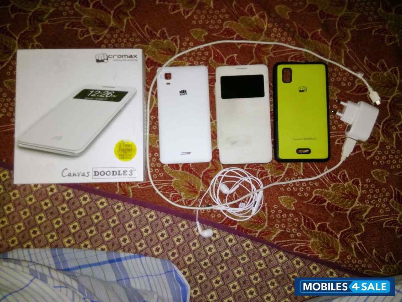 White Micromax Canvas Doodle 3 A102