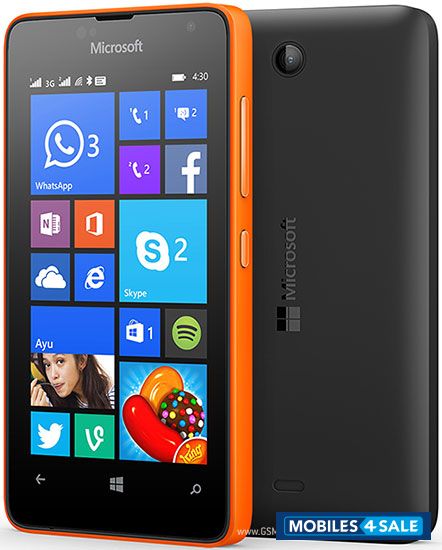 Black Microsoft Lumia 430 Dual SIM
