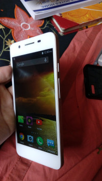 White And Gold Micromax Canvas Hue AQ5000