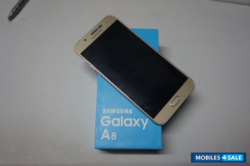Gold Samsung Galaxy A8
