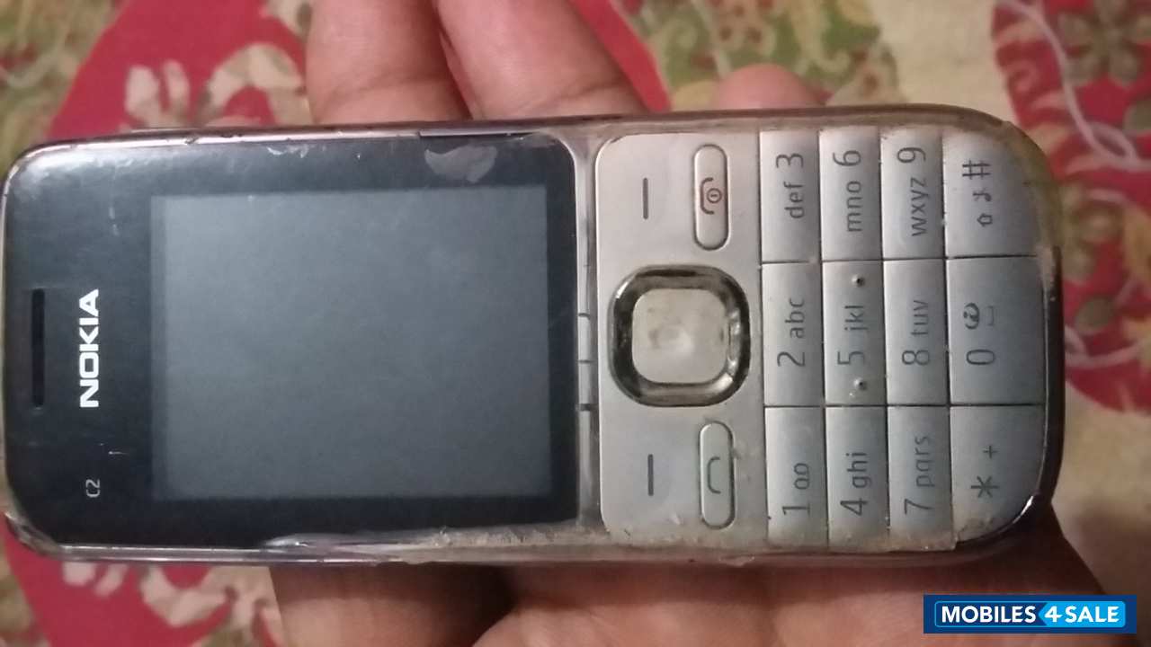 Silver White Nokia C2-01