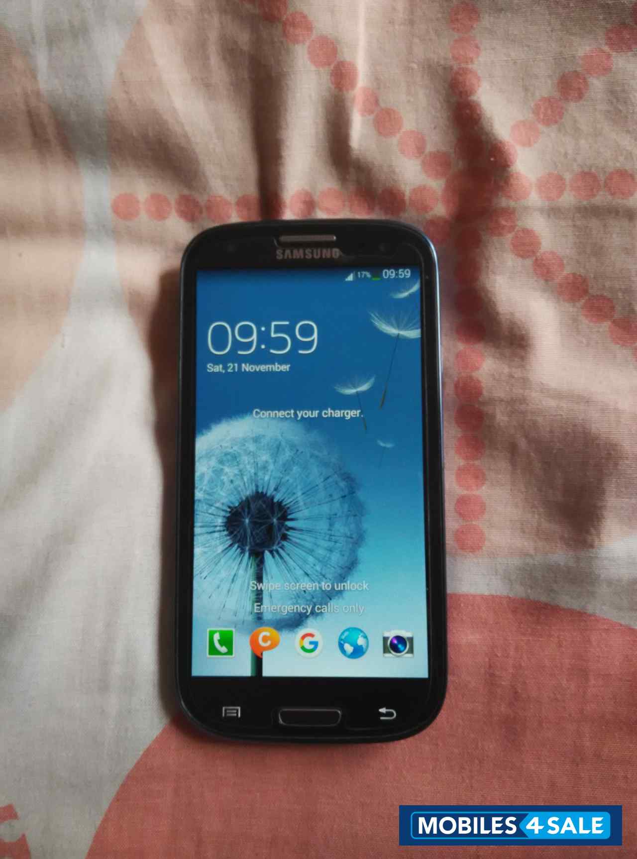 Pebble Blue Samsung Galaxy S3