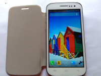 White Micromax Canvas HD A116