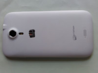White Micromax Canvas HD A116