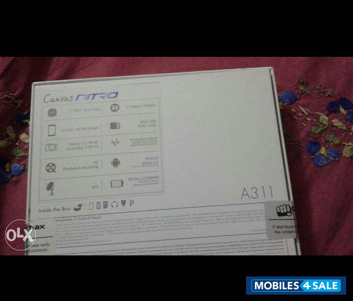 Micromax Canvas Nitro A311