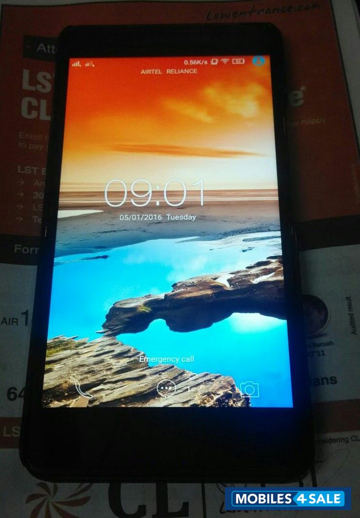 Black Lenovo K3 Note