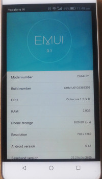 White Huawei Honor 4C