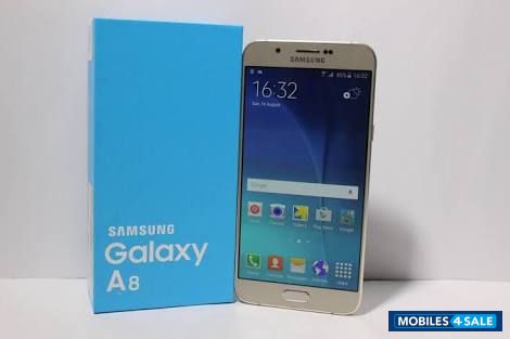 Gold Samsung Galaxy A8