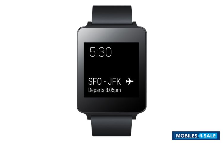 Black LG  G Watch