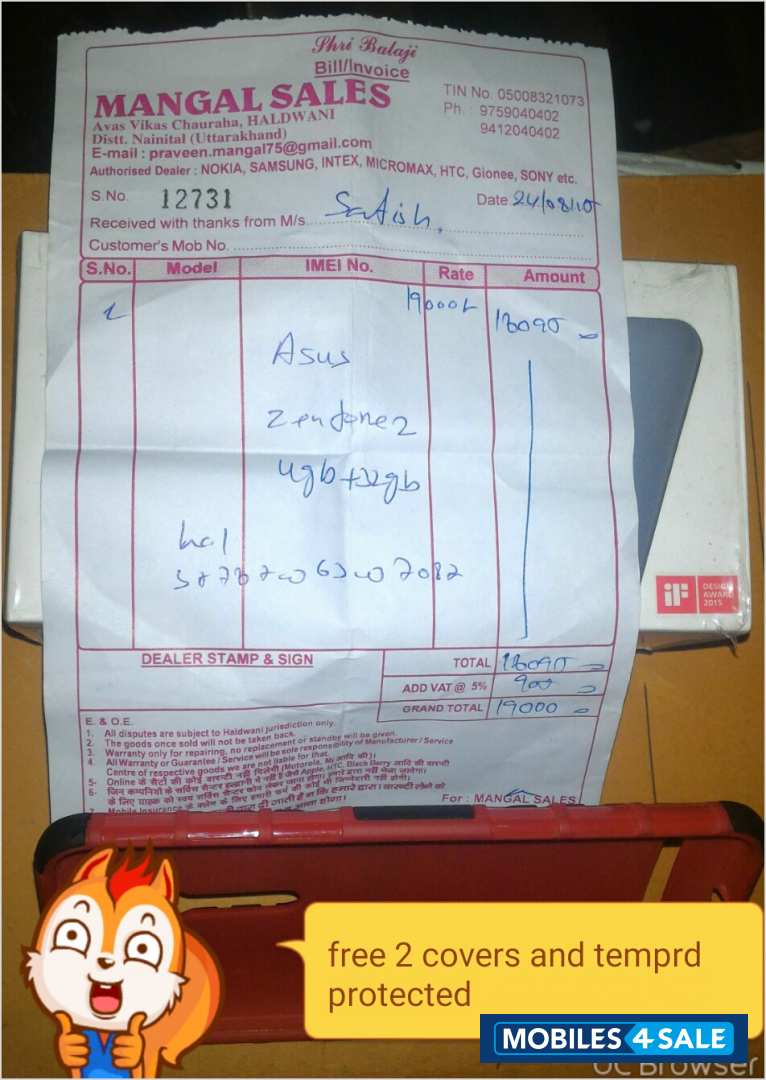 Grey Asus Zenfone 2 ZE551ML