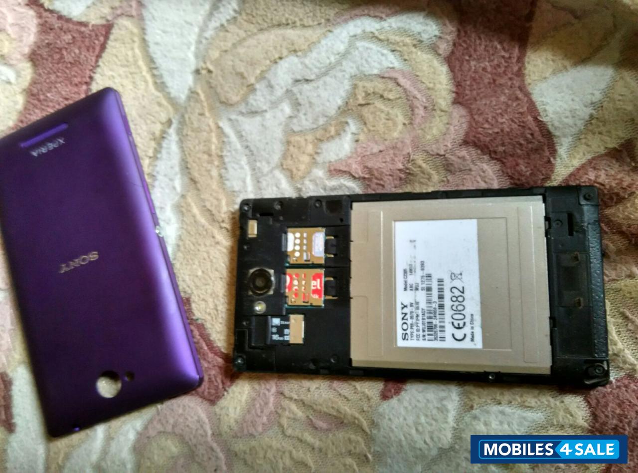 Purple Sony Xperia C