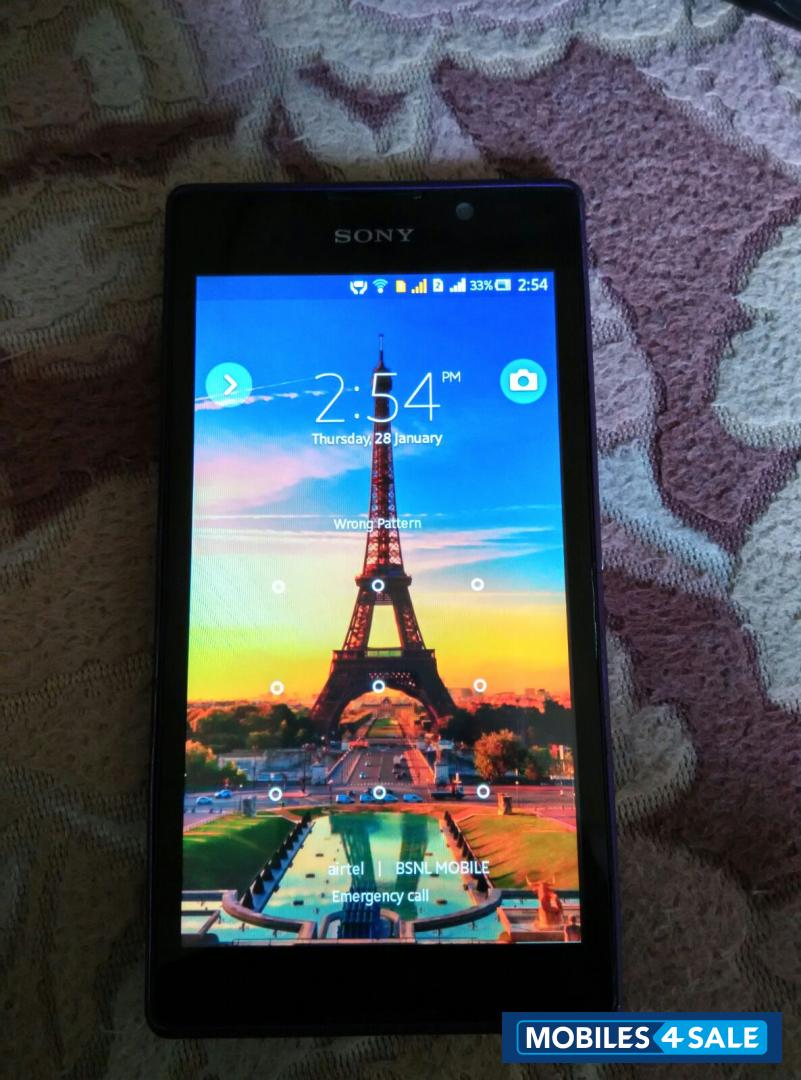 Purple Sony Xperia C