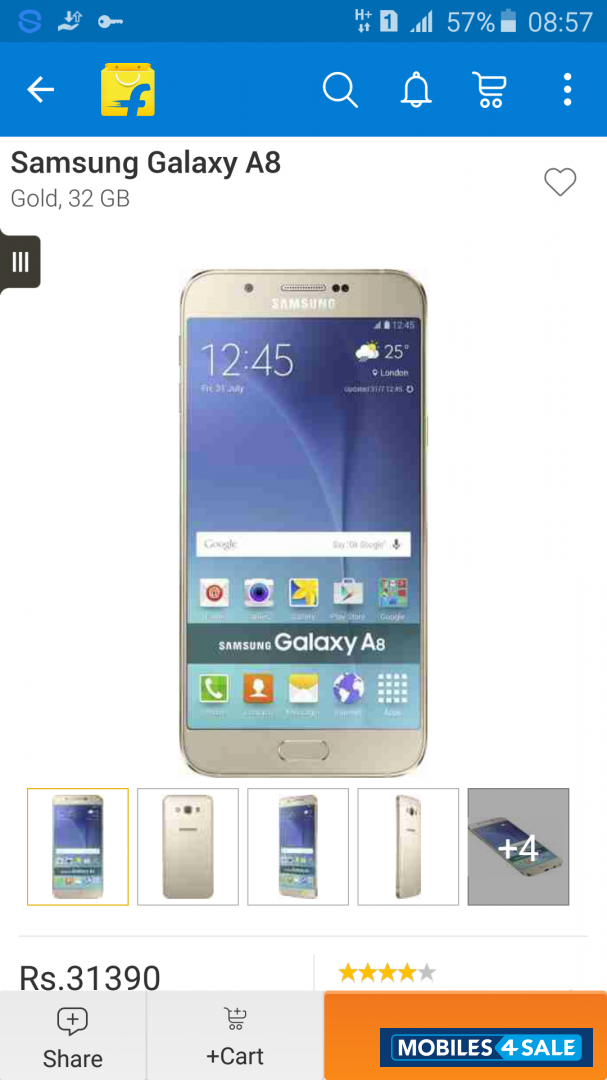 Campaign Gold Samsung 4G LTE Smartphone