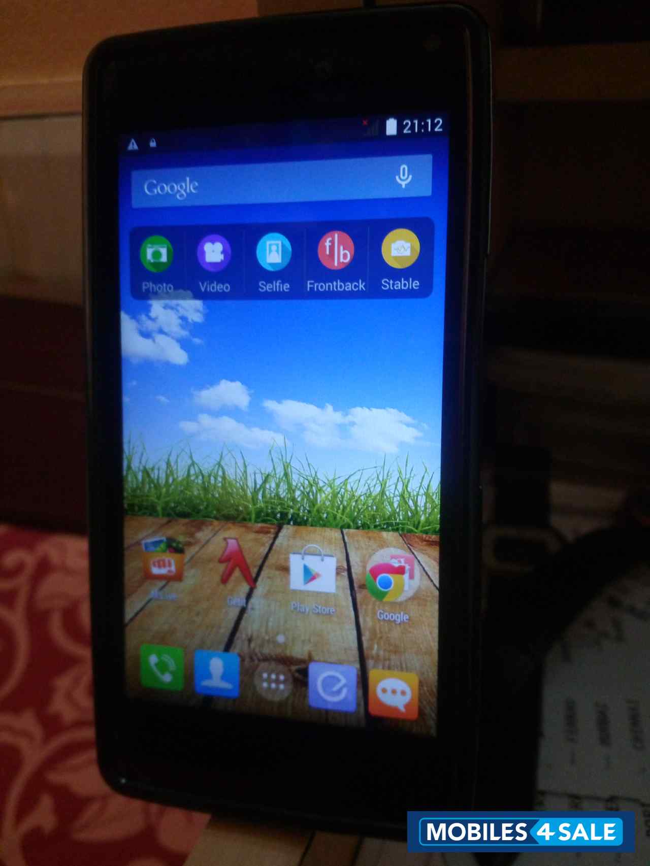 Black Micromax Canvas Knight Cameo A290