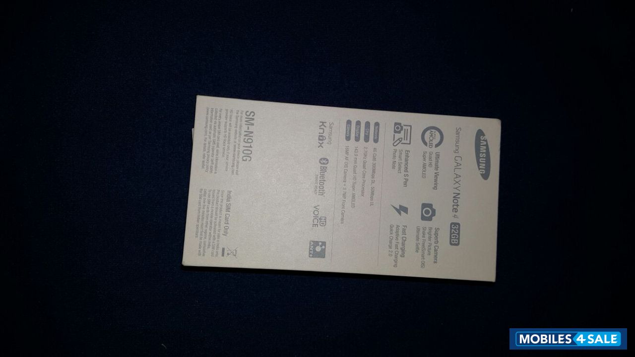 Black Samsung Note 4. SM-910G Black Samsung Note 4. SM-910G