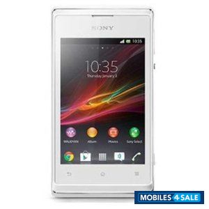 White Sony Xperia E