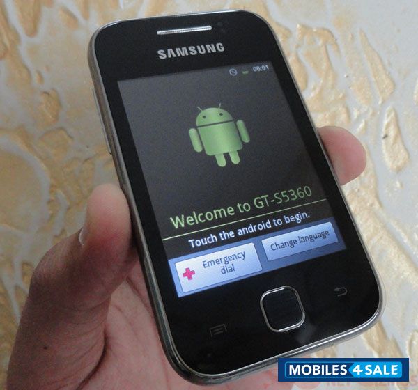 Black Samsung Galaxy Young