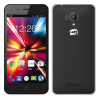 Black With Silver Micromax Canvas Spark Q380