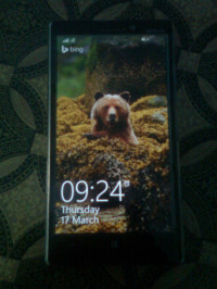 Black Nokia  lumia 930