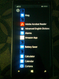 Black Nokia  lumia 930