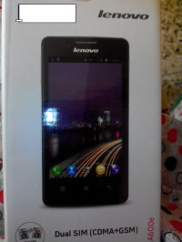 Black Lenovo A600e