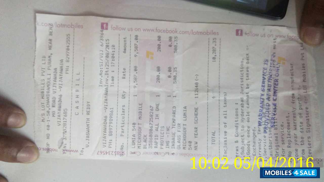 Black Microsoft Lumia 540 Dual SIM