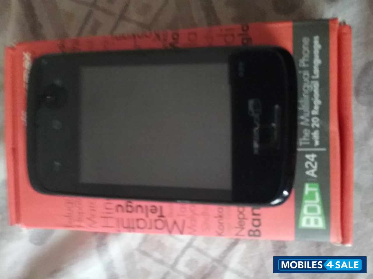Black Micromax  A24
