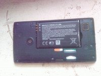 White & Yellow Nokia Lumia 525