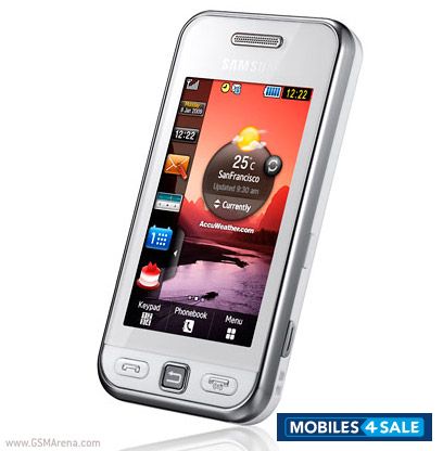 Silver Samsung Star S5233