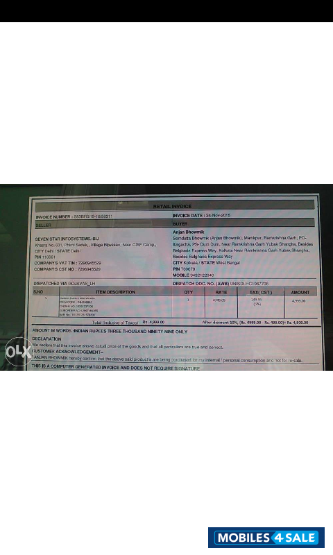 Black / Red Karbonn Titanium Wind W4 Black / Red Karbonn Titanium Wind W4