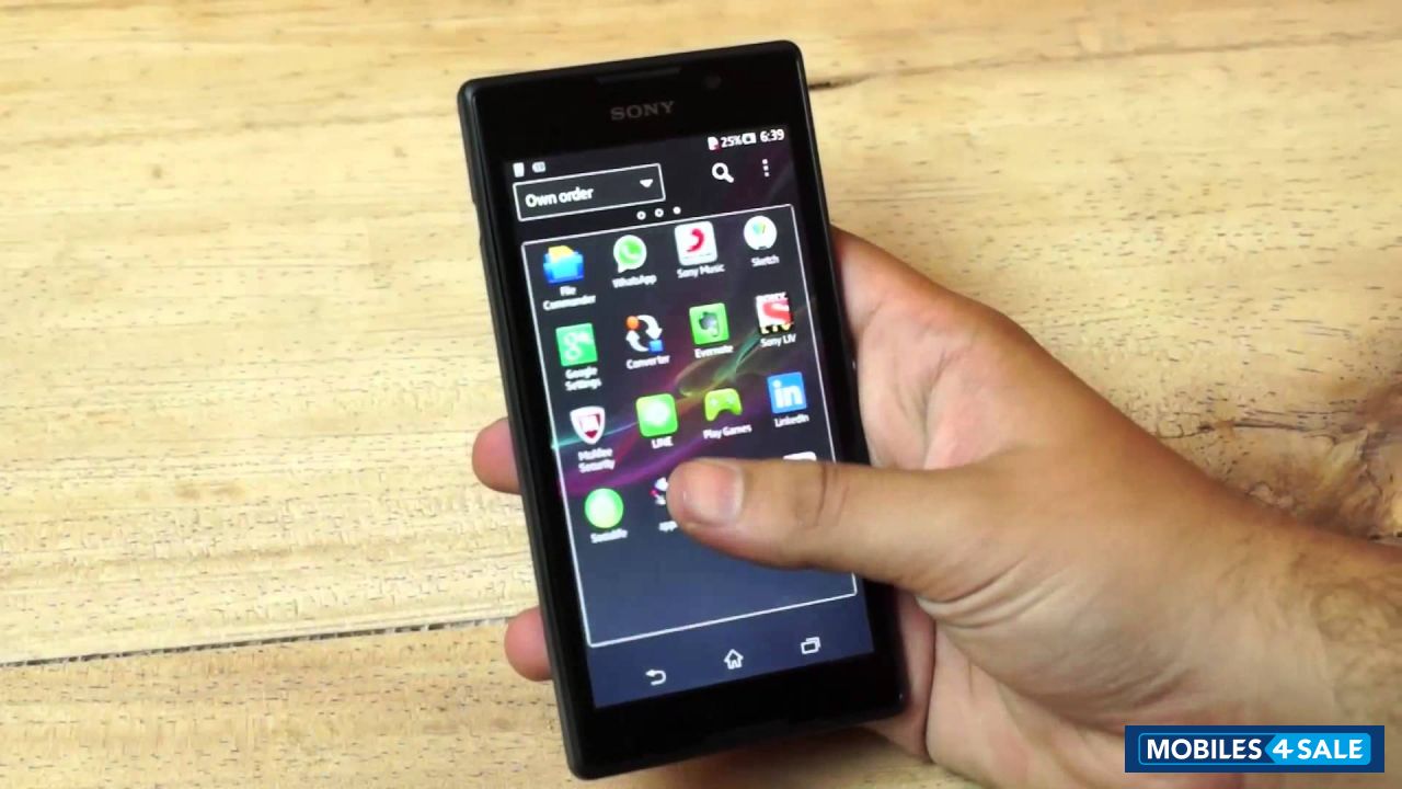 Purple Sony Xperia C