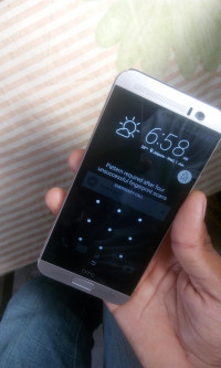 Gold And Silver HTC One M9 Plus