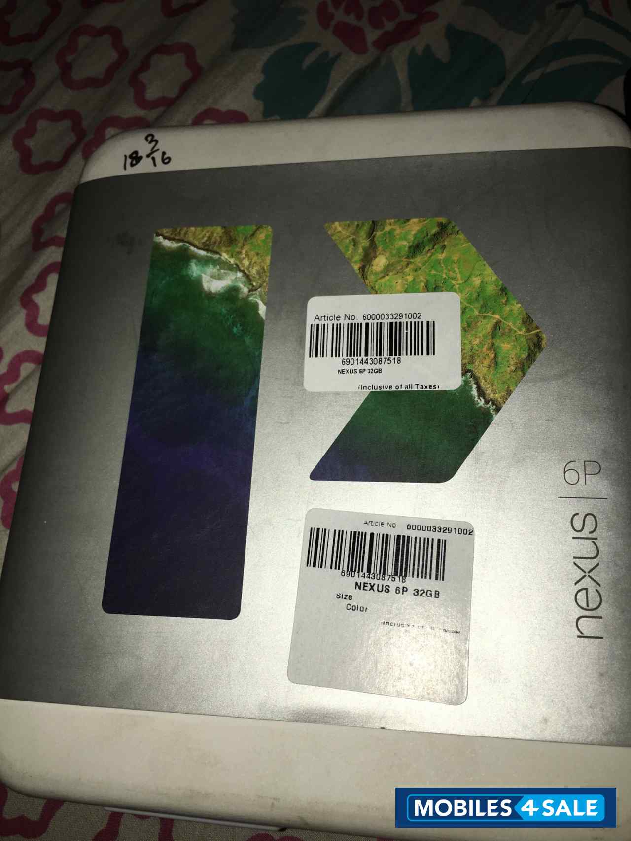 Silver Google Nexus 6P Silver Google Nexus 6P