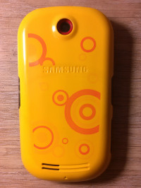 Black, Yellow, Red Samsung Corby TV