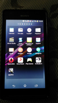 Black Sony Xperia SP