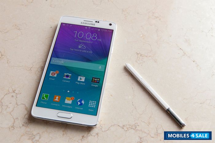 White Samsung Galaxy Note 4