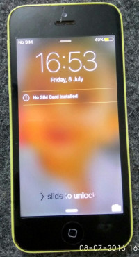 Yellow Apple iPhone 5C
